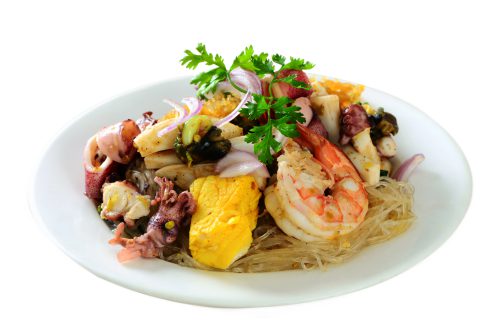 Mix Seafood with Glass Noodles