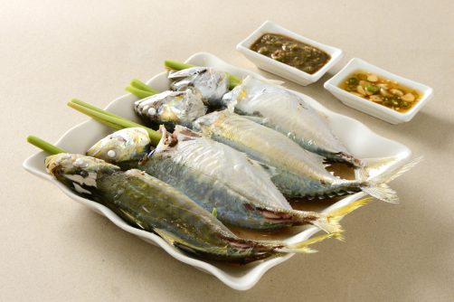 Steamed Mackerel fish (platu)